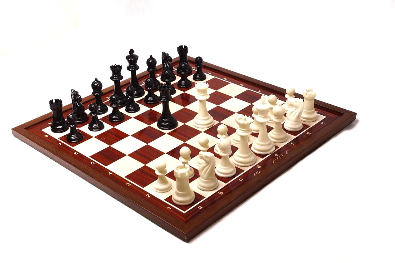 Wooden Handcrafted Foldable Magnetic Chess Board Set